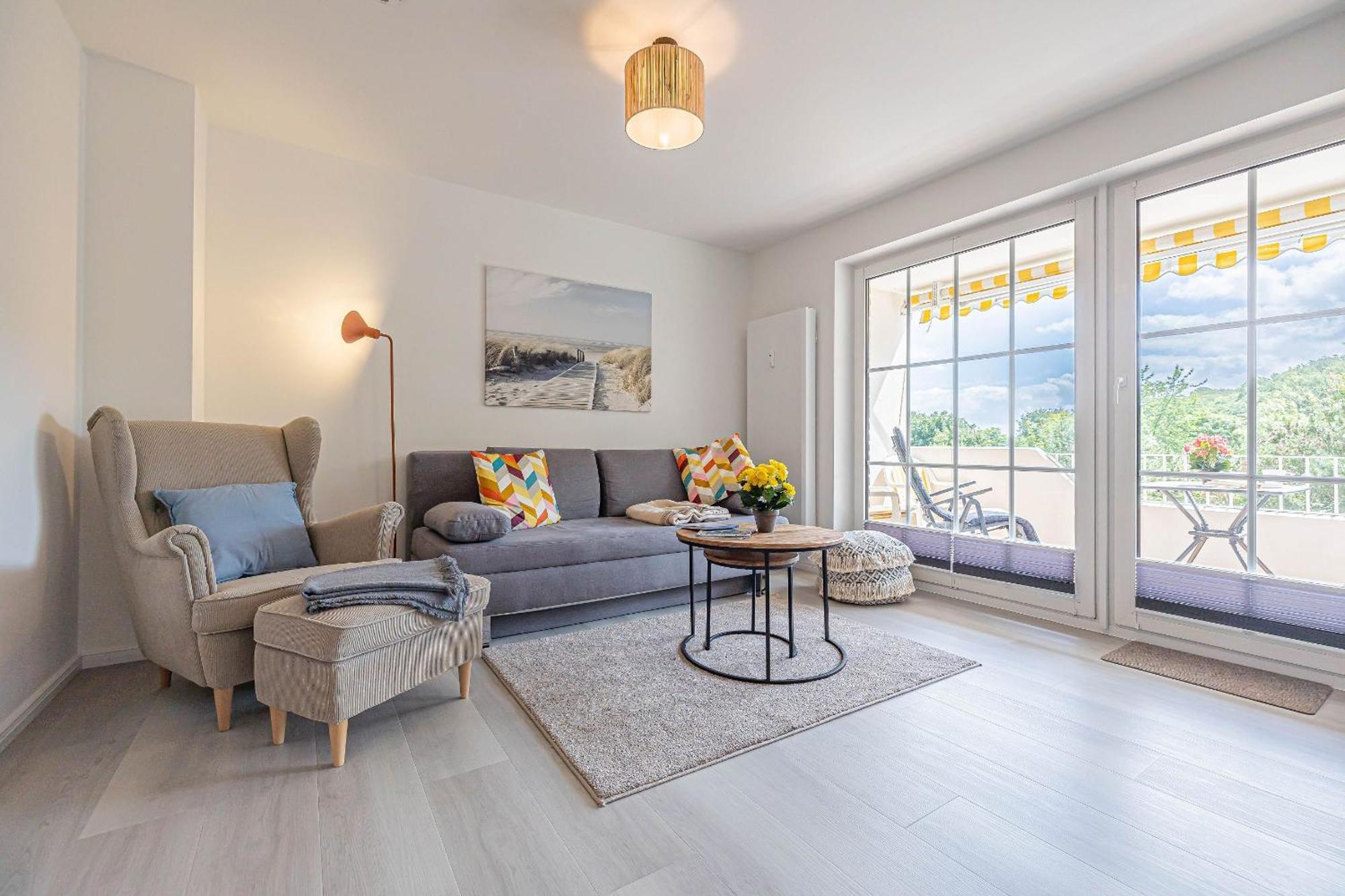 Fewo1846 - Strandresidenz Wassersleben Suedblick App 689 - Komfortables Apartment Mit Balkon Und Meerblick Харрисле Экстерьер фото